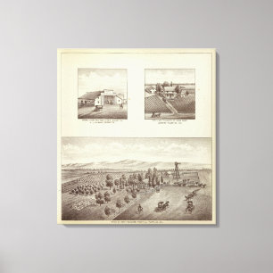 Hunsaker Ranch, Woodville Leinwanddruck