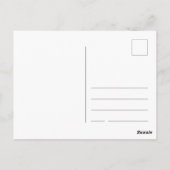 Hunsrück bei Nacht I Postkarte (Rückseite)