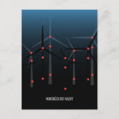 Hunsrück bei Nacht I Postkarte (Vorderseite)