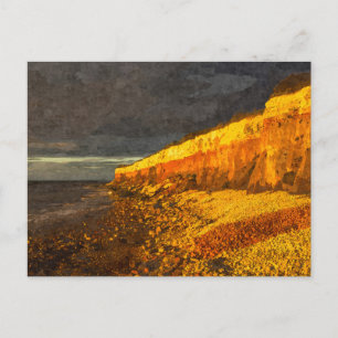 Hunstanton Cliffs Norfolk Küste England Vereinigte Postkarte