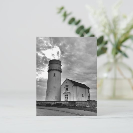 Hunstanton Lighthouse Postkarte (Stehend Vorderseite)