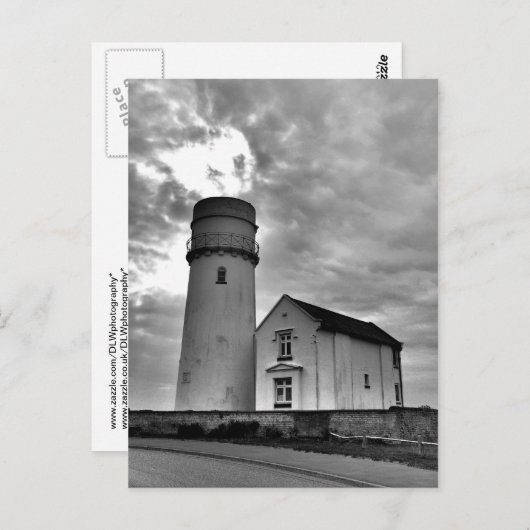 Hunstanton Lighthouse Postkarte (Vorne/Hinten)