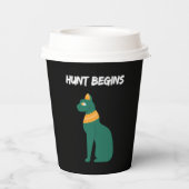 Hunt Begins Pappbecher (Rückseite)
