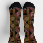 Hunt Club Kariert mit Wildlife Game Socken (Oben)