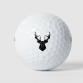 Hunt Deer Modern Golfball (Vorderseite)