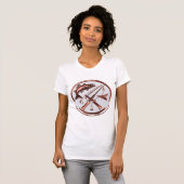 Hunt & Fish in Rose Gold Style T-Shirt (Vorne ganz)