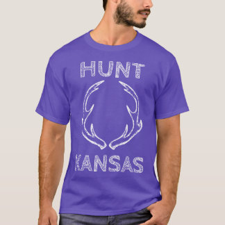 Hunt Kansas Rehjagd-Design für Jagdfreunde T-Shirt