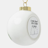 Hunt You - Bis zum Tod tun wir klassisch Keramik Kugel-Ornament (Links)