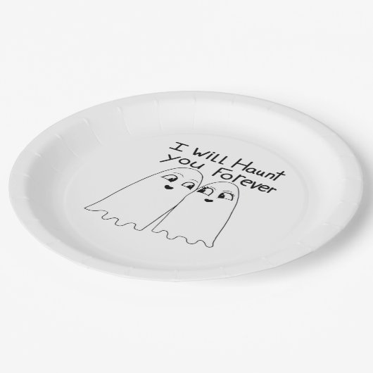 Hunt You - Bis zum Tod tun wir klassisch Pappteller (Schrägansicht)