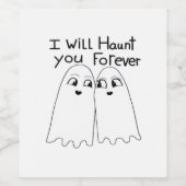 Hunt You - Bis zum Tod tun wir klassisch Weinetikett (Einzelnes Label)