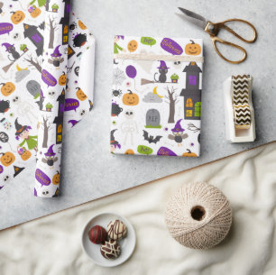 Hunted House Halloween Geschenkpapier