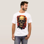 Hunted Skull TPrinted -shirt T-Shirt (Vorne ganz)
