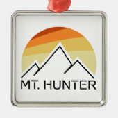 Hunter Alaska Retro Ornament Aus Metall (Vorne)