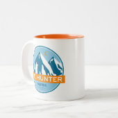 Hunter Alaska Stars Moon Zweifarbige Tasse (Vorderseite Links)