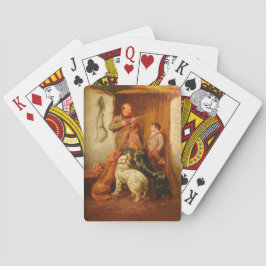 Hunter and Boy von Arthur Fitzwilliam Tait 1876 Spielkarten
