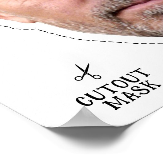 Hunter Biden Halloween-Kostümmaske Poster (Ecke)