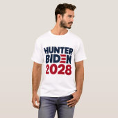 Hunter Biden Präsident 2028 T-Shirt (Vorne ganz)