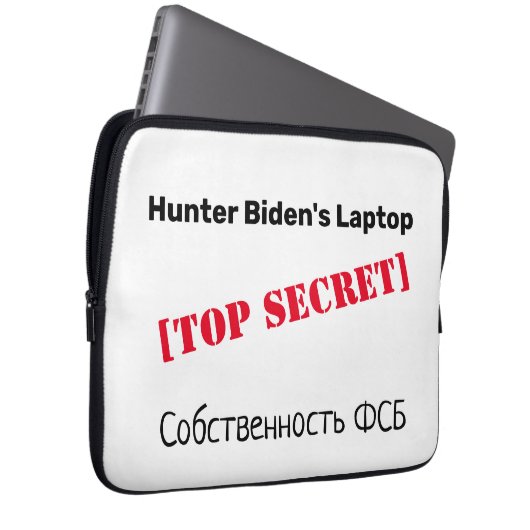 Hunter Bidens Laptop-Abdeckung Laptopschutzhülle (Vorne Rechts)