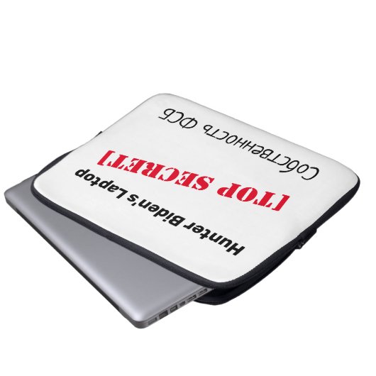 Hunter Bidens Laptop-Abdeckung Laptopschutzhülle (Vorne Knopf)