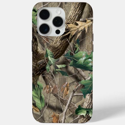 Hunter Camouflage Apple iPhone 15 Pro Max Fall Cam Case-Mate iPhone Hülle (Rückseite)