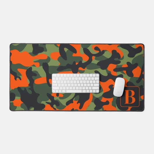 Hunter Camouflage Personalisiert Monogram Camoufla Schreibtischunterlage (Tastatur & Maus)