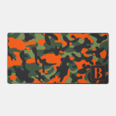 Hunter Camouflage Personalisiert Monogram Camoufla Schreibtischunterlage (Vorderseite)