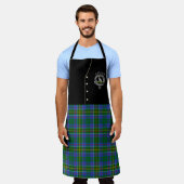 Hunter Clan Abzeichen & Tartan Kilt Schürze (Getragen)