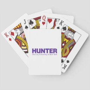Hunter College CUNY Akademisches Logo Spielkarten