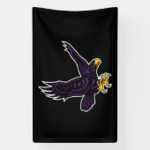 Hunter College Hawk Banner (Vertikal)