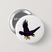 Hunter College Hawk Button (Vorne & Hinten)