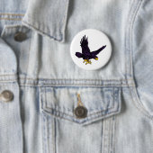 Hunter College Hawk Button (Beispiel)