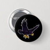 Hunter College Hawk Button (Vorne & Hinten)