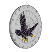 Hunter College Hawk Dartscheibe (Vorderseite Links)