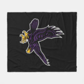 Hunter College Hawk Fleecedecke (Vorderseite (Horizontal))