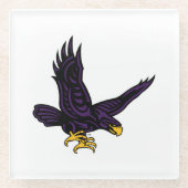 Hunter College Hawk Glasuntersetzer (Vorderseite)
