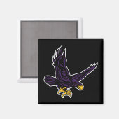 Hunter College Hawk Magnet (Vorderseite/Rückseite)