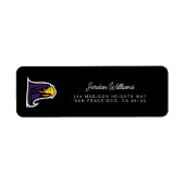 Hunter College Hawk Profil Maskottchen (Vorne)