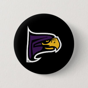 Hunter College Hawk Profil Maskottchen Button