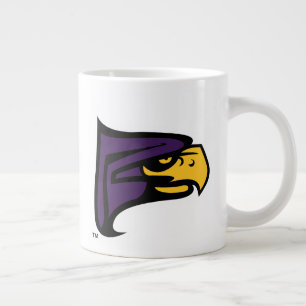 Hunter College Hawk Profil Maskottchen Jumbo-Tasse