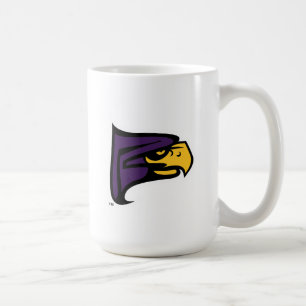 Hunter College Hawk Profil Maskottchen Kaffeetasse