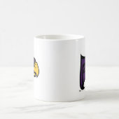 Hunter College Hawk Profil Maskottchen Kaffeetasse (Mittel)