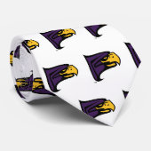 Hunter College Hawk Profil Maskottchen Krawatte (Gerollt)