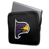 Hunter College Hawk Profil Maskottchen Laptopschutzhülle (Vorderseite Links)