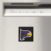 Hunter College Hawk Profil Maskottchen Magnet (In Situ (Geschirrspüler))