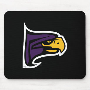 Hunter College Hawk Profil Maskottchen Mousepad