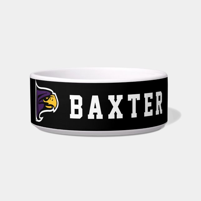 Hunter College Hawk Profil Maskottchen Napf (Vorderseite)