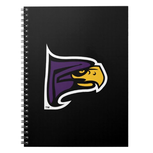 Hunter College Hawk Profil Maskottchen Notizblock (Vorderseite)