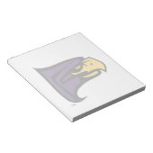Hunter College Hawk Profil Maskottchen Notizblock (angewinkelt)