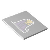 Hunter College Hawk Profil Maskottchen Notizblock (angewinkelt)