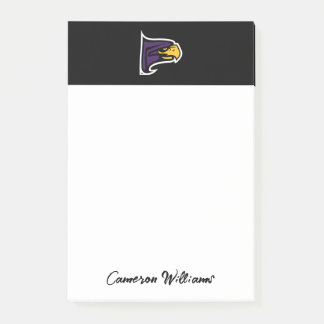 Hunter College Hawk Profil Maskottchen Post-it Klebezettel